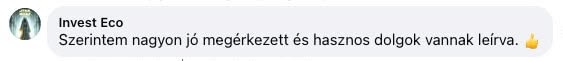 Facebook-hozzászólás a Macskabiblia olvasójától
