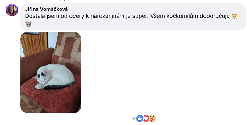 Facebook-hozzászólás a Macskabiblia olvasójától